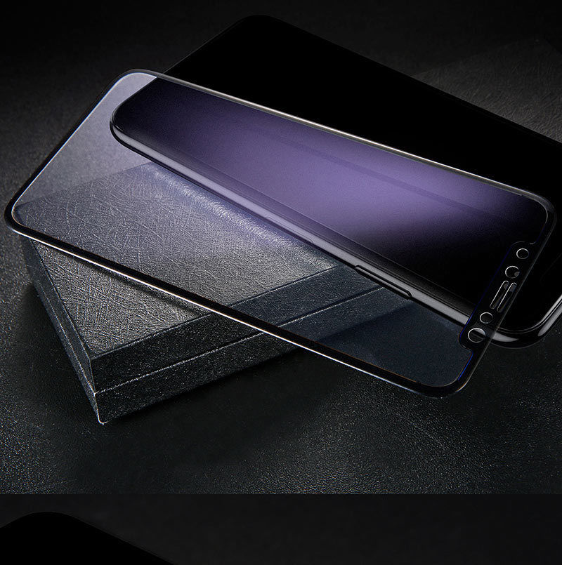 Miếng Dán Kính Cường Lực Full 3D iPhone X Hiệu Baseus Chính Hãng có khả năng chống dầu, hạn chế bám vân tay cảm giác lướt cũng nhẹ nhàng hơn.